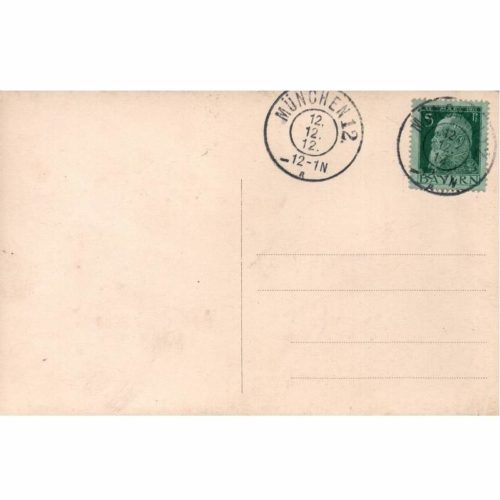 Bayern Postkarte Prinzregent Luitpold Trauerkarte 12.12.12 gestempelt München 12