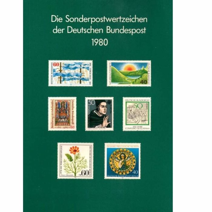 Sonderpostwertzeichen Deutsche Bundespost 1980