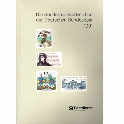 Sonderpostwertzeichen Deutsche Bundespost 1991